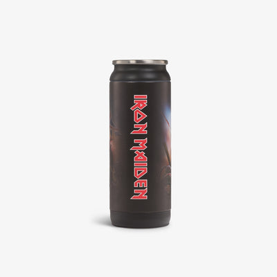 Back View | Iron Maiden The Trooper 16 Oz Can::::Advanced hot & cold retention 