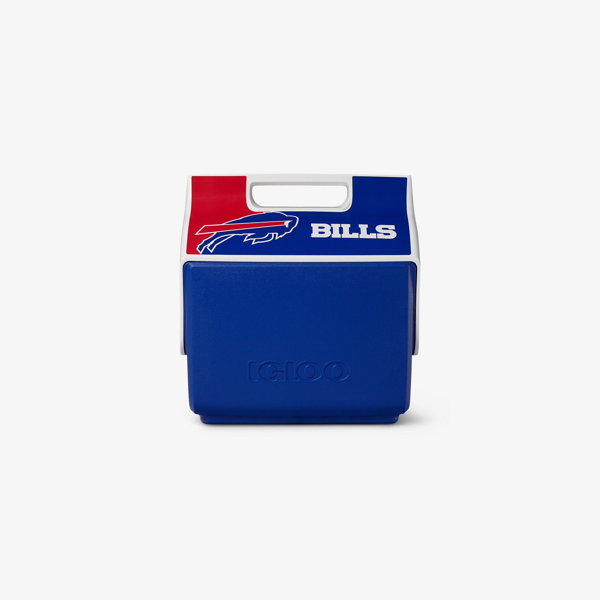 Buffalo head with Buffalo Bills team colors Sticker for Sale by