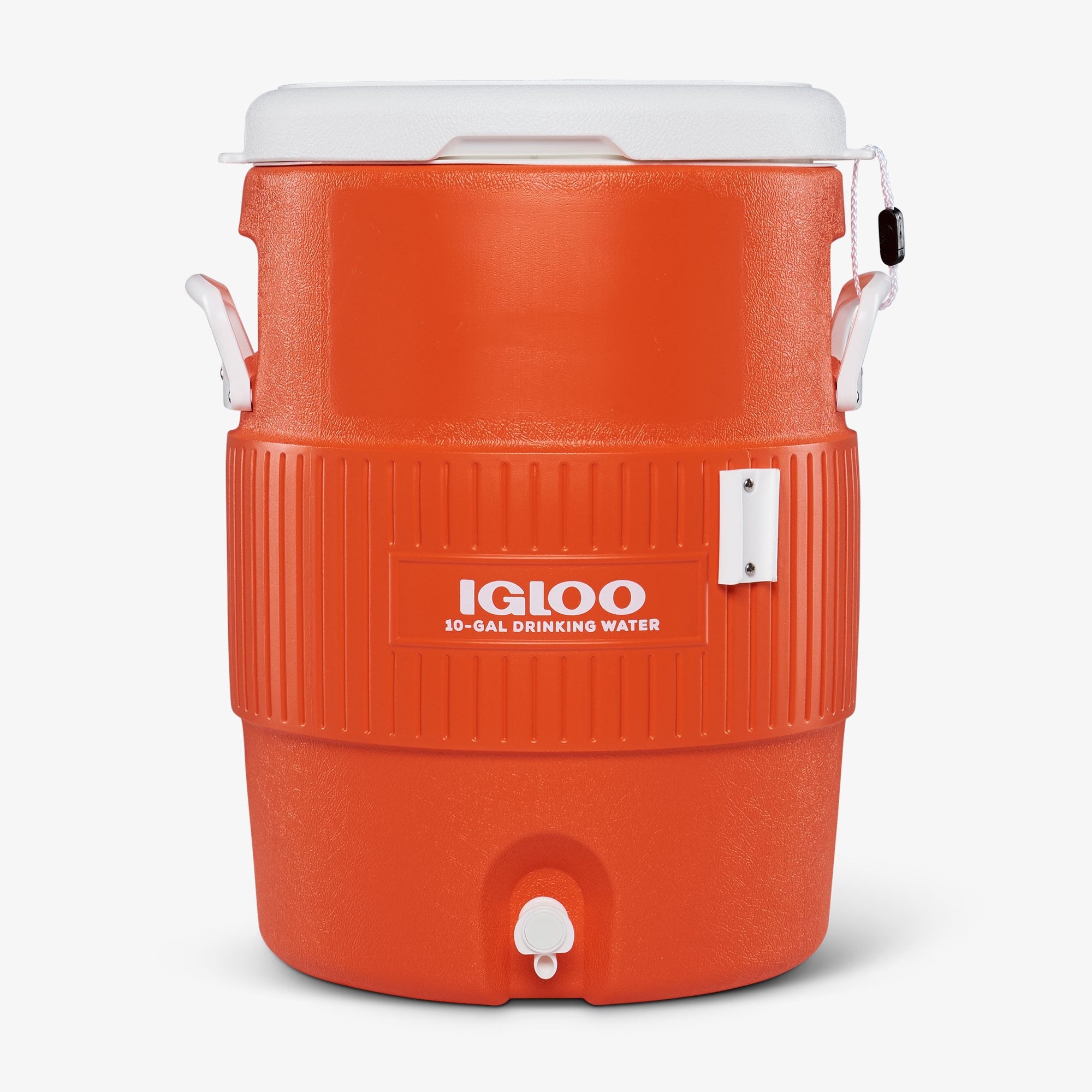 Igloo Coolers | 10 Gallon Seat Top Water Jug With Cup Dispenser-Orange