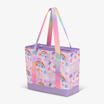 Angle View | Hello Kitty® and Friends x Care Bears™ Dual Compartment Tote::::GRS recycled material