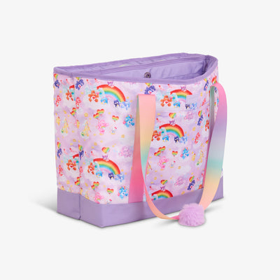 Angle View | Hello Kitty® and Friends x Care Bears™ Dual Compartment Tote::::Two compartments