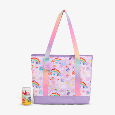 Size View | Hello Kitty® and Friends x Care Bears™ Dual Compartment Tote::::Holds up to 20 cans