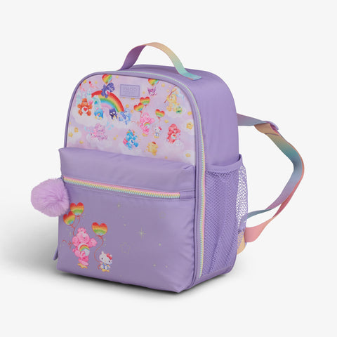 Angle View | Hello Kitty® and Friends x Care Bears™ Mini Convertible Backpack Cooler::::Multiple storage pockets