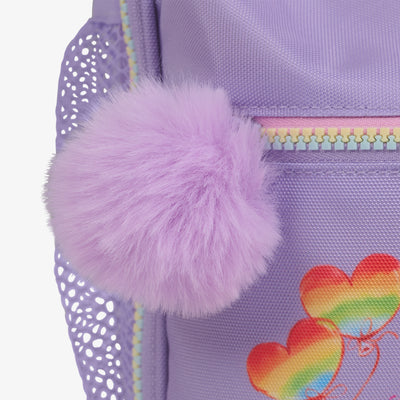 Details View | Hello Kitty® and Friends x Care Bears™ Mini Convertible Backpack Cooler::::Multicolor zipper w/pom-pom pull