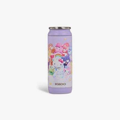 Front View | Hello Kitty® and Friends x Care Bears™ 16 Oz Can::::Durable stainless steel