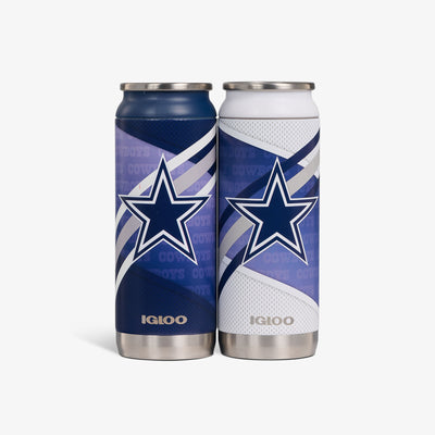 Front View | Dallas Cowboys Home & Away 16 Oz Can 2-Pack::::Set of 2