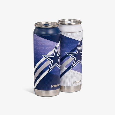 Angle View | Dallas Cowboys Home & Away 16 Oz Can 2-Pack::::Advanced hot & cold retention