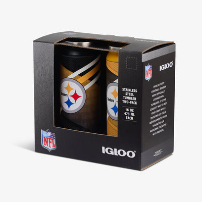 Packaging View | Pittsburgh Steelers Home & Away 16 Oz Can 2-Pack::::