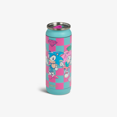 Angle View | Sonic the Hedgehog and Friends 16 Oz Can::::