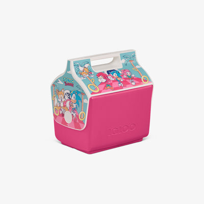 Angle View | Sonic the Hedgehog and Friends Little Playmate 7 Qt Cooler::::Trademarked tent-top design