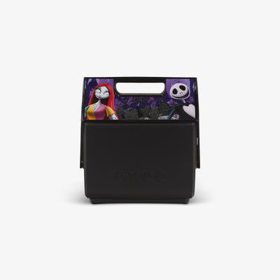 Front View | Disney Tim Burton’s The Nightmare Before Christmas Jack Skellington & Sally Little Playmate 7 Qt Cooler::::Black lid