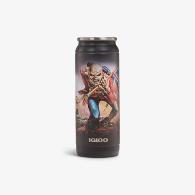 Front View | Iron Maiden The Trooper 16 Oz Can::::Durable stainless steel  