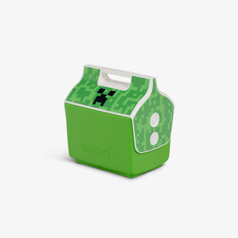 Angle View | Minecraft Creeper Little Playmate 7 Qt Cooler::::Original side push-button