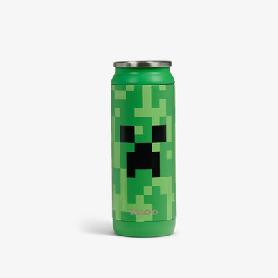 Front View | Minecraft Creeper 16 Oz Can::::Durable stainless steel 