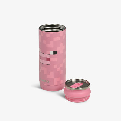 Lid Off View | Minecraft Pig 16 Oz Can::::Removable lid