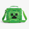 Front View | Minecraft Creeper Square Lunch Cooler Bag