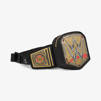 Angle View | Undisputed WWE Championship Fanny Pack::::Back slip pocket