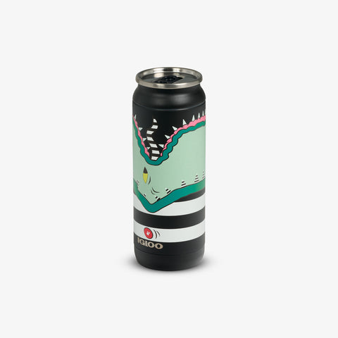 Angle View | Beetlejuice™ Sandworm 16 Oz Can::::Sliding mouth-opening tab