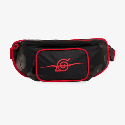 Front View | NARUTO SHIPPUDEN Akatsuki Fanny Pack::::Custom Akatsuki details