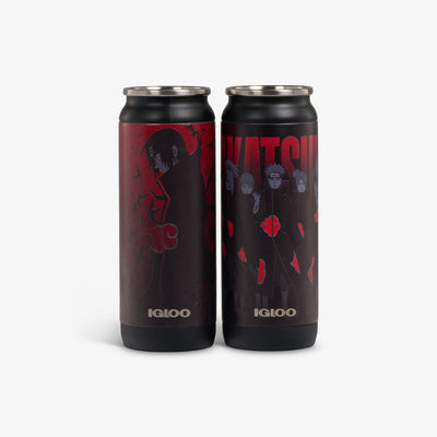 Front View  NARUTO SHIPPUDEN Akatsuki 16 Oz Can Set (2-Pack)::::Set of 2