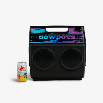 Size View | NFL Neon Dallas Cowboys KoolTunes®::::Holds up to 26 cans