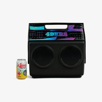 Size View |NFL Neon San Francisco 49ers KoolTunes®::::Holds up to 26 cans