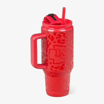 Kansas City Chiefs 32 Oz Leopard Flip ‘n’ Sip Travel Mug