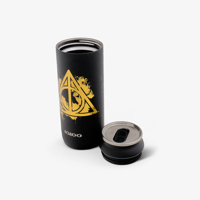 Lid Off View | HARRY POTTER Dark Arts™ Symbols 16 Oz Can::::Removable lid