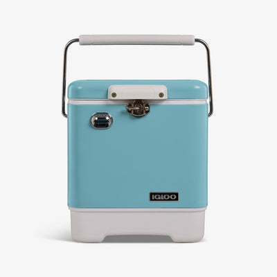 Front View | Legacy 20 Qt Cooler::Ocean Mist::Durable steel exterior