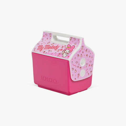 Angle View | My Melody™ Little Playmate 7 Qt Cooler::::Original side push-button