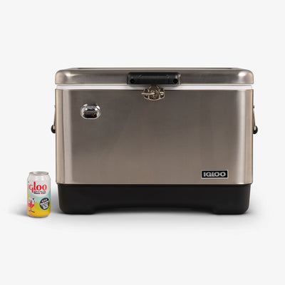 Size View | Legacy 54 Qt Cooler::Stainless Steel::Holds up to 85 cans