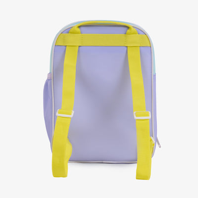 Back View | Retro Mini Convertible Backpack::Lilac::Convertible straps