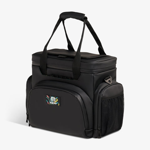 Angle View | TravisMathew Cart Jockey Tote Cooler Bag::::Golf tee slots