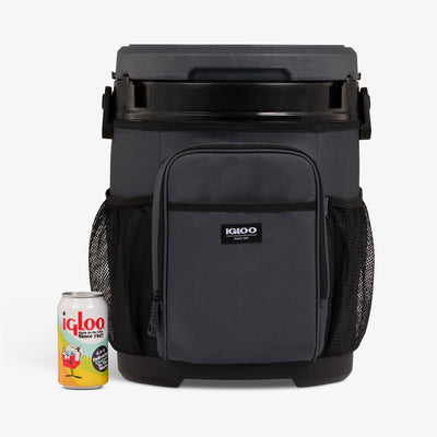 Size View | 20 Qt Cooler Bucket::Tactical Gray::Fits up to 24 cans