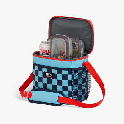 Open View | Kids Square Lunch Bag::Checkers::MaxChill insulation