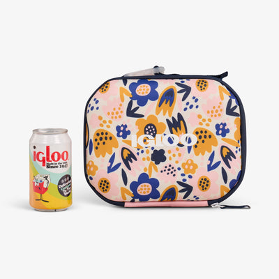 Size View | Kids Mini Modern Lunch
::Floral::Holds up to 3 cans