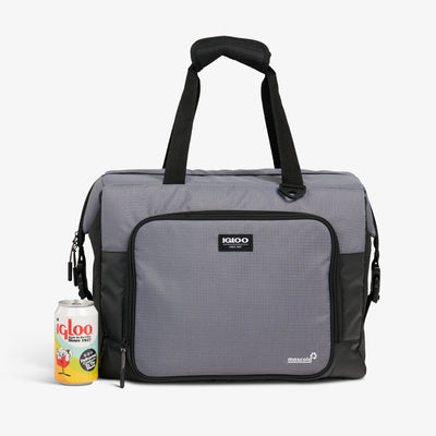 Size View | Latitude Snapdown 36-Can Cooler Bag::Carbonite::Holds 36 cans 