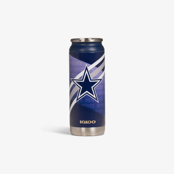 Dallas Cowboys - Enfriador de latas con eslogan de 12 onzas