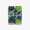 Front View | Seattle Seahawks Home & Away 16 Oz Can 2-Pack