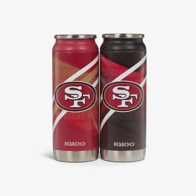 Front View | San Francisco 49ers Home & Away 16 Oz Can 2-Pack::::Set of 2