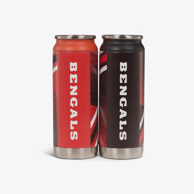 Back View | Cincinnati Bengals Home & Away 16 Oz Can 2-Pack::::Durable stainless steel 