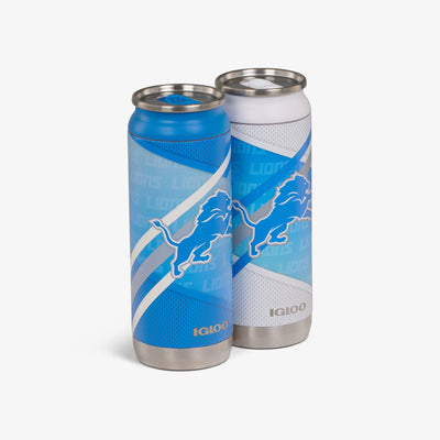 Angle View | Detroit Lions Home & Away 16 Oz Can 2-Pack::::Advanced hot & cold retention