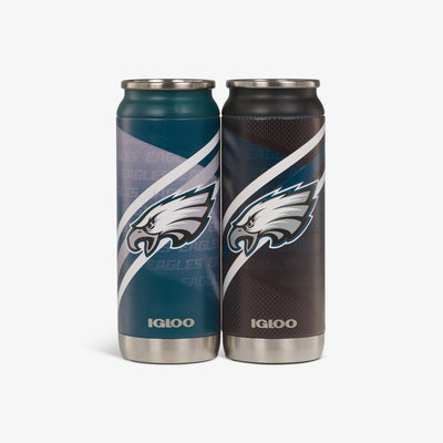 Front View | Philadelphia Eagles Home & Away 16 Oz Can 2-Pack::::Set of 2