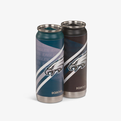 Angle View | Philadelphia Eagles Home & Away 16 Oz Can 2-Pack::::Advanced hot & cold retention