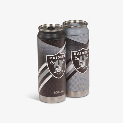 Angle View | Las Vegas Raiders Home & Away 16 Oz Can 2-Pack::::Advanced hot & cold retention