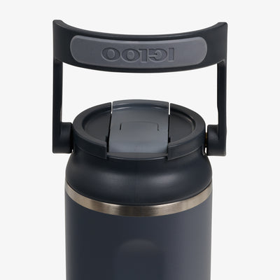 Lid View | 20 Oz Sport Sipper Bottle::Carbonite::Retention: Up to 24hrs cold / 6hrs hot*