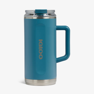 Front View | 1L Beer Mug::Modern Blue::Durable stainless steel  