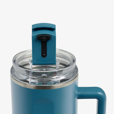 Lid Open View | 1L Beer Mug::Modern Blue::