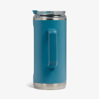 Profile View | 1L Beer Mug::Modern Blue::Side handle 