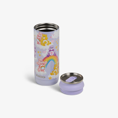 Lid Off View | The Care Bears™ 16 Oz Can::Purple::Removable lid